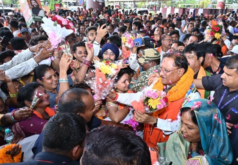 जापान और दक्षिण कोरिया के सफल विदेश दौरे से वापस लौटे मुख्यमंत्री श्री साय