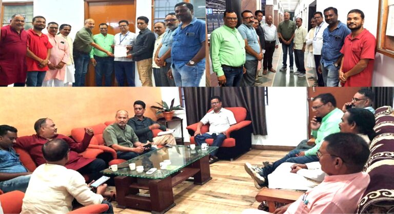 सरगुजा क्षेत्र रेल संघर्ष समिति के प्रतिनिधि मंडल ने अंबिकापुर रेलवे स्टेशन में मुख्य स्टेशन प्रबंधक से भेंट कर अतिरिक्त प्लेटफार्म निर्माण शीघ्र प्रारंभ करने की मांग को लेकर डीआरएम के नाम ज्ञापन सौंपा।