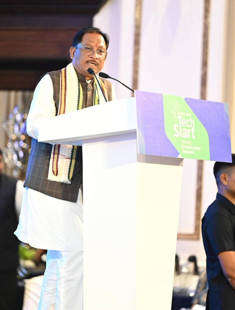 विजन 2047 की ओर सशक्त कदम: छत्तीसगढ़ टेक स्टार्ट 2025 ने खोले नवाचार के नए द्वार छत्तीसगढ़ बन रहा है टेक्नोलॉजी और इनोवेशन का नया पावर सेंटर – मुख्यमंत्री श्री साय