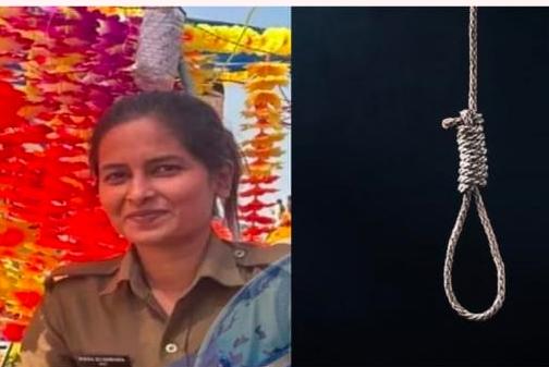 पुलिस क्वार्टर में फांसी पर लटकी मिली महिला आरक्षक की लाश, मचा हड़कंप।