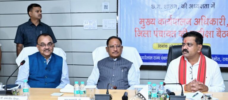 गांवों के समग्र विकास से ही विकसित छत्तीसगढ़ का संकल्प होगा साकार : मुख्यमंत्री श्री विष्णुदेव साय