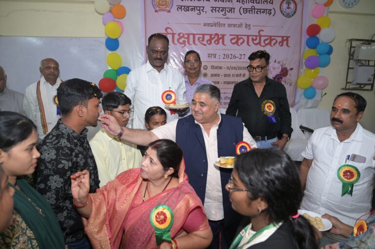 शिक्षा, संस्कार और संकल्प से गढ़ेगा विद्यार्थियों का भविष्य : पर्यटन एवं संस्कृति मंत्री राजेश अग्रवाल