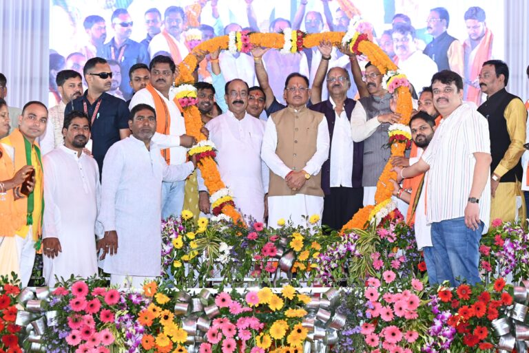विकसित छत्तीसगढ़ के निर्माण में अब कोई बाधा नहीं, विकास की गति होगी और तेज : मुख्यमंत्री श्री विष्णु देव साय