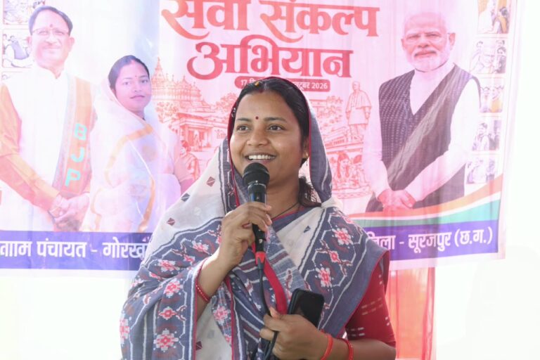 सेवा संकल्प अभियान में जनसंवाद के जरिए जनभागीदारी को बढ़ावा दे रहीं मंत्री लक्ष्मी राजवाड़े